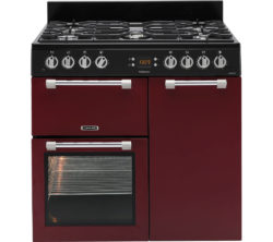 LEISURE Cookmaster CK90F232R Dual Fuel Range Cooker - Red